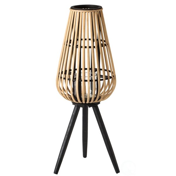 Vintiquewise Bamboo Lantern Candle Holder
