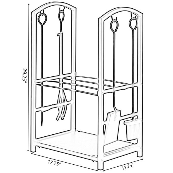 Chariot de jardin Scotts, 1200 lb/5pi³, 45'' x 23'', 10