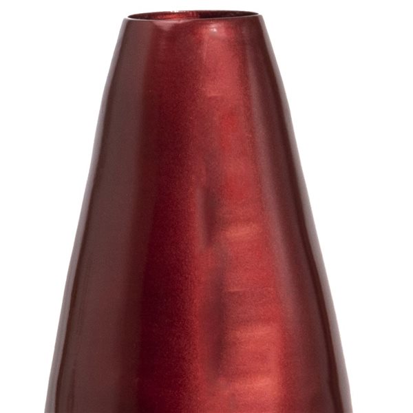Grand vase Uniquewise de 31,5 po en bambou rouge