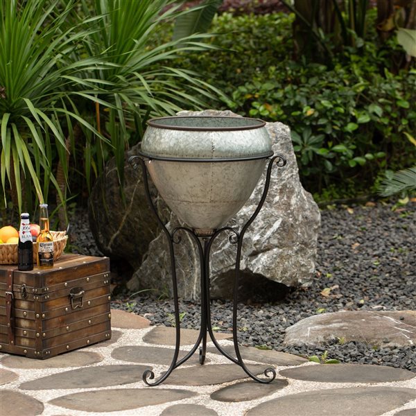 Metal hot sale ice bucket