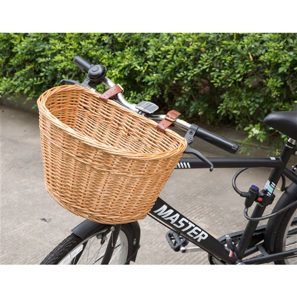 Panier en osier Wickerwise brun de 15,75 po l. x 9,75 po h. x 11,75 po p.