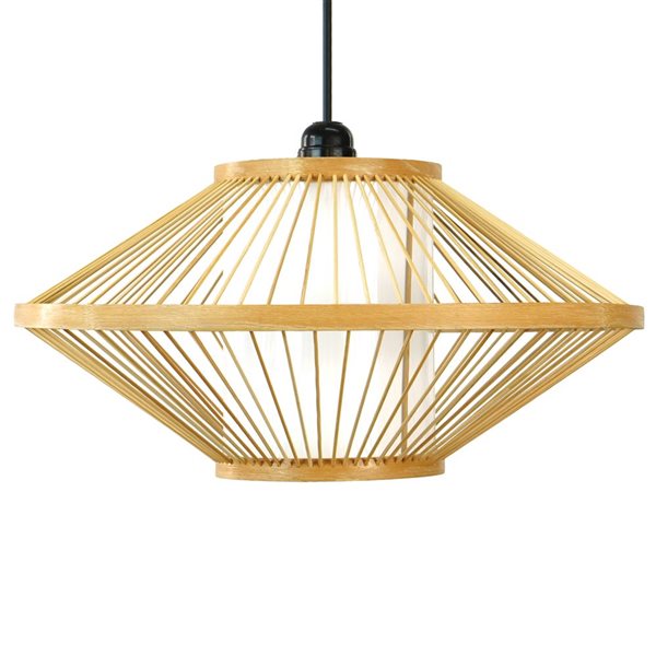 Vintiquewise 15 75 In Natural Modern Contemporary Pendant Light   332000625 MainImage 001 L 