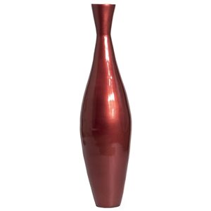 Uniquewise 33-in Red Bamboo Floor Vase