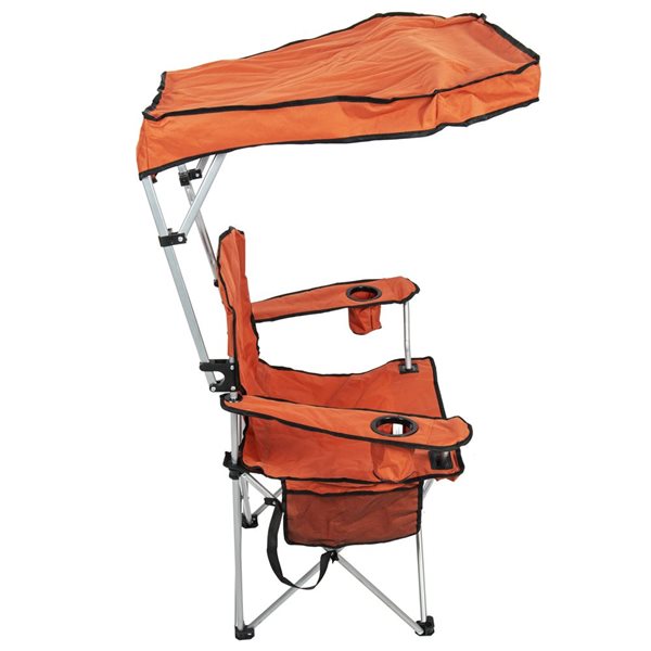 Camp & Go Clay Folding Camping Chair with Shade Canopy
