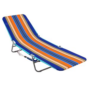 Chaise longue sac à dos pliante Rio multicolore