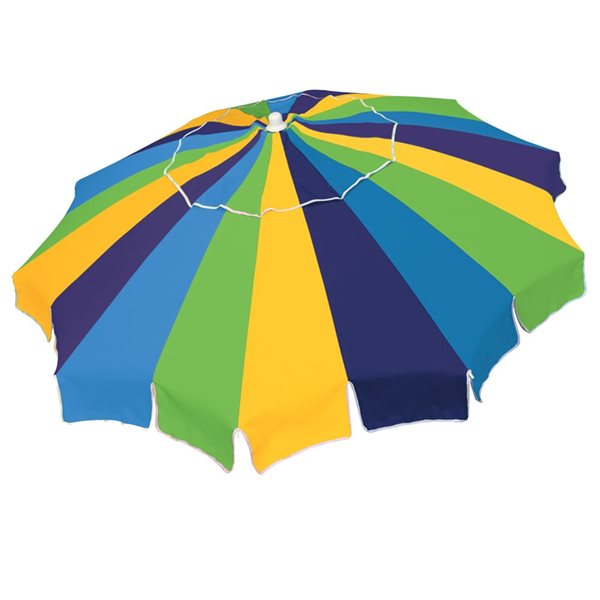 Rio Beach 7-ft Multicolour Beach Umbrella