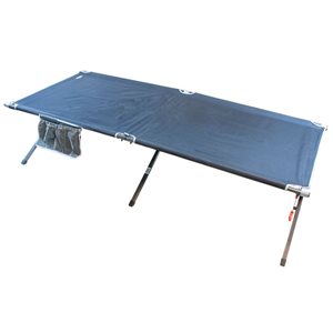 Lit de camp pliant Rio XL noir