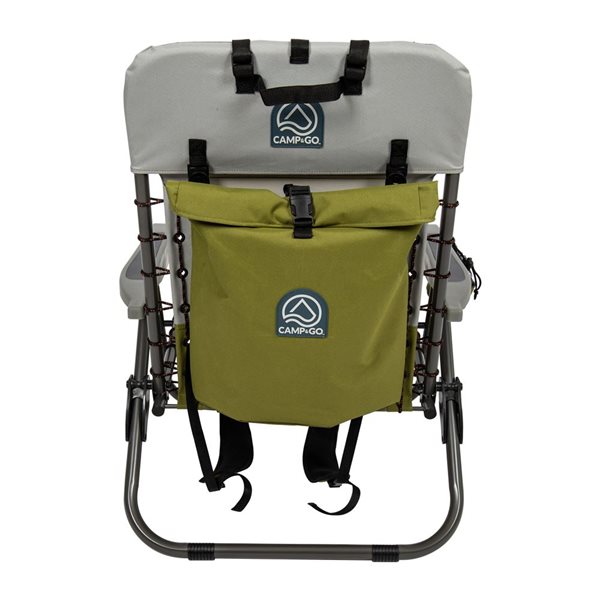 Camp & Go Green Folding Camping Chair with Backpack