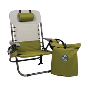 Camp & Go Green Folding Camping Chair with Backpack