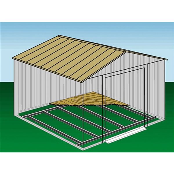 Arrow Steel Floor Frame Kit for 6-ft x 6-ft and 8-ft x 6-ft Sheds