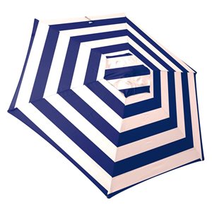 Rio Beach Blue and White 7-ft Beach Umbrella