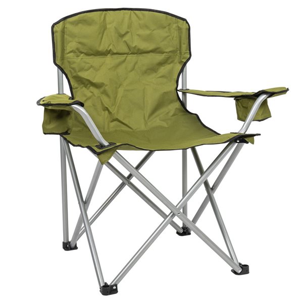 Chaise de camping chauffante pliante Camp & Go verte