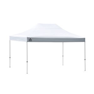 Abri soleil rétractable Quik Shade rectangulaire blanc de 10 pi x 15 pi