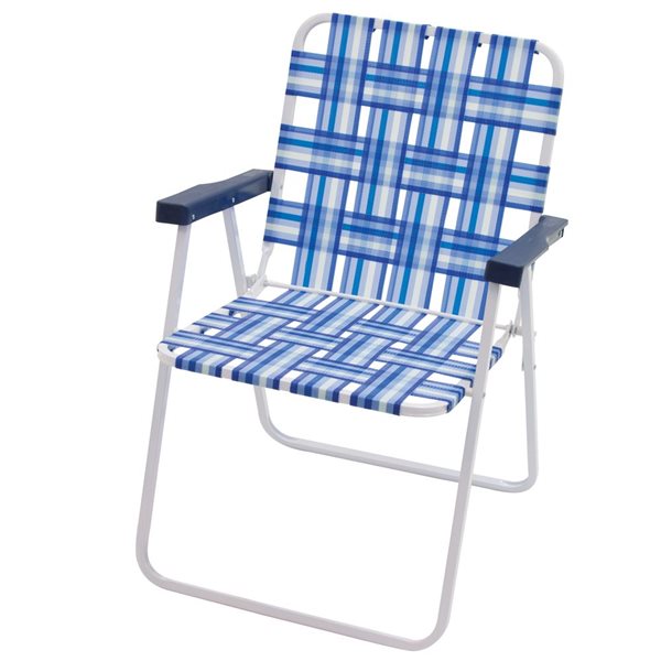 Camp & Go Web Blue Folding Beach Chair BY055-0128-1