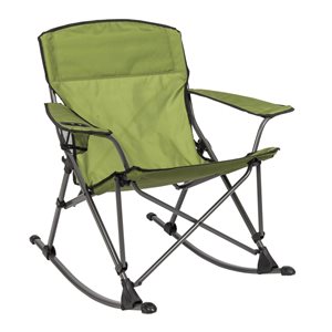 Camp & Go Moss Green Folding Rocking Camping Chair