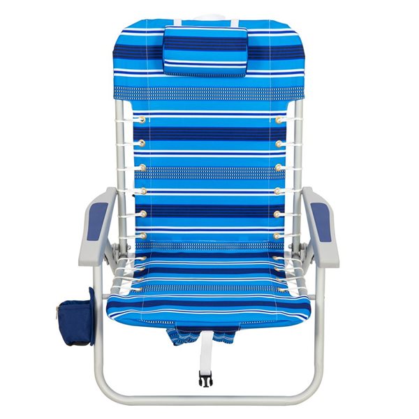 Rio Beach Blue Folding Backpack Chair