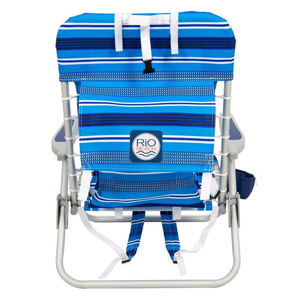 Rio Beach Blue Folding Backpack Chair