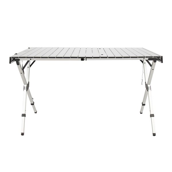 Camp & Go 48-in x 27-in Rectangular Aluminum Outdoor Extending Table