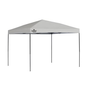 Shade Tech ST100 10-ft x 10-ft Square Grey Pop-up Canopy