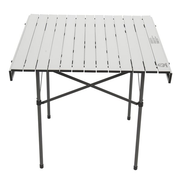 Camp & Go 30-in x 30-in Square Aluminum Outdoor Extending Table