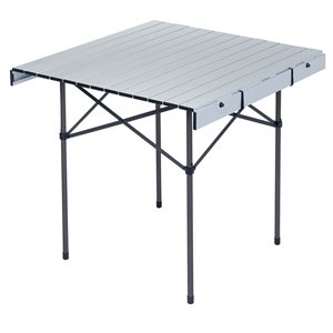 Camp & Go 30-in x 30-in Square Aluminum Outdoor Extending Table