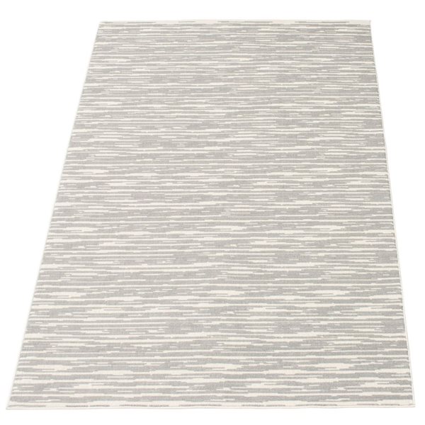 Tapis d'intérieur Yeta rectangulaire 7 pi x 10 pi uni gris pâle par Ecarpet