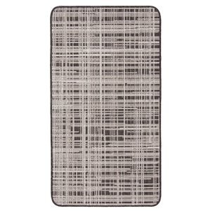 Ecarpet Vista 2-ft x 4-ft Black Rectangular Indoor/outdoor Abstract Area Rug