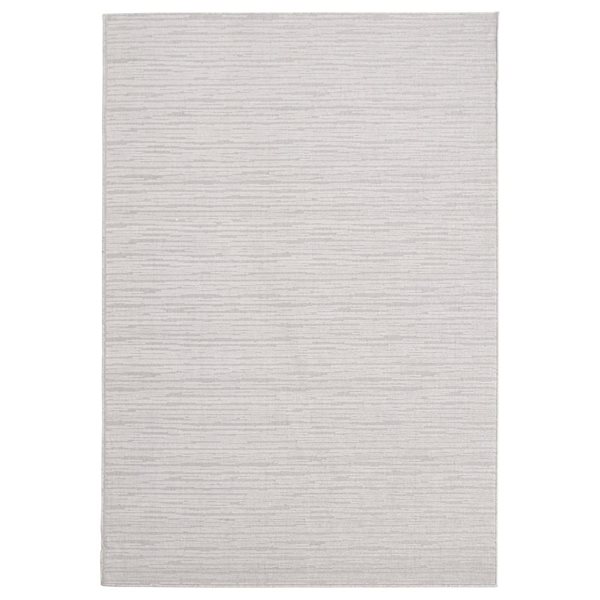 Ecarpet Yeta 7-ft x 10-ft Grey Rectangular Indoor Solid Area Rug