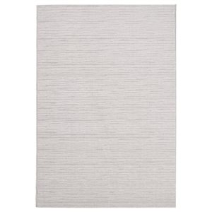 Ecarpet Yeta 7-ft x 10-ft Grey Rectangular Indoor Solid Area Rug