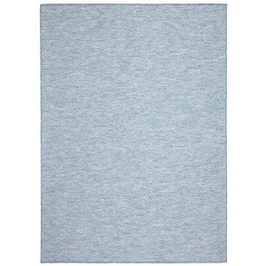 Tapis d'intérieur/extérieur Veranda Diamond rectangulaire 7 pi x 10 pi au motifs géométriques bleu par Ecarpet