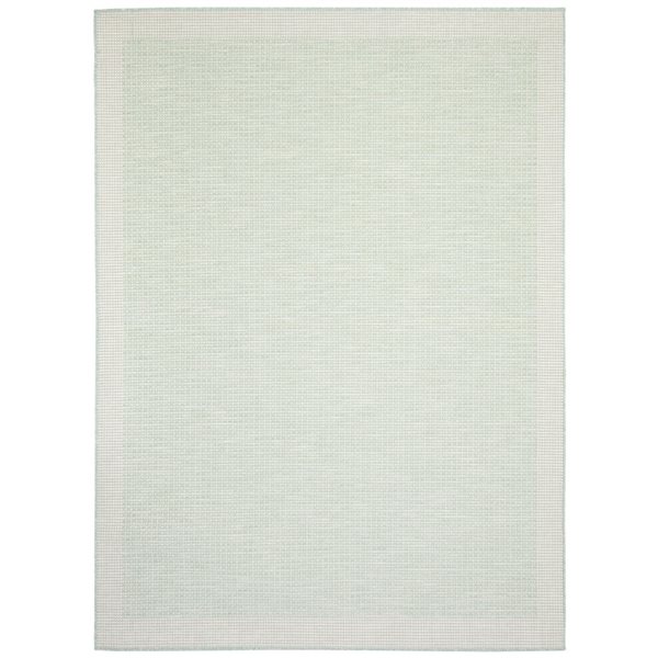 Tapis d'intérieur/extérieur Veranda Classic rectangulaire 7 pi x 10 pi menthe par Ecarpet