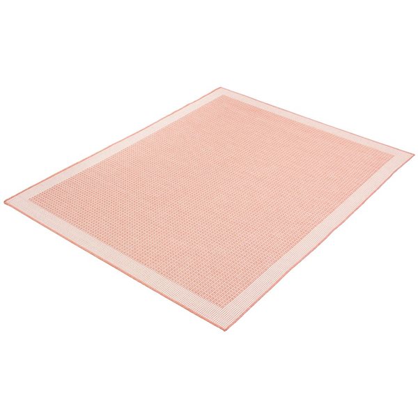 Tapis d'intérieur/extérieur Veranda Classic rectangulaire 5 pi x 7 pi corail par Ecarpet