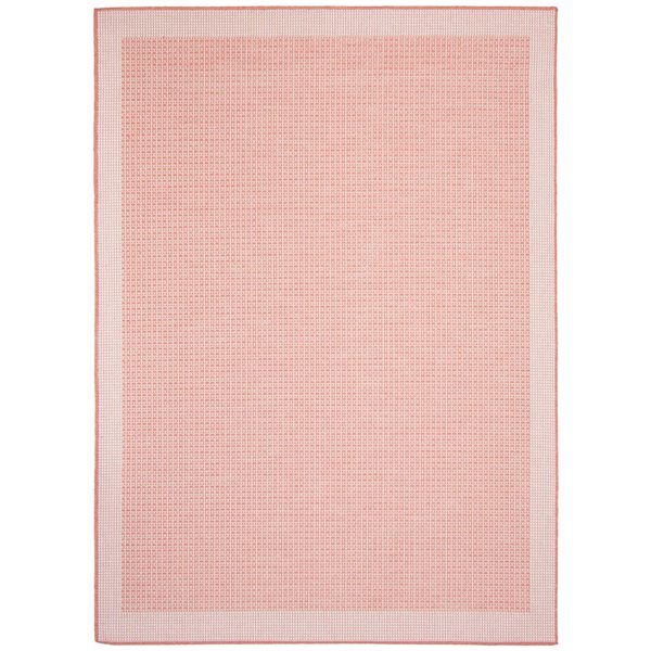 Tapis d'intérieur/extérieur Veranda Classic rectangulaire 5 pi x 7 pi corail par Ecarpet