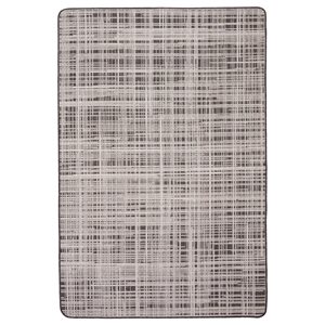 Ecarpet Vista 3-ft x 5-ft Black Rectangular Indoor/outdoor Abstract Area Rug
