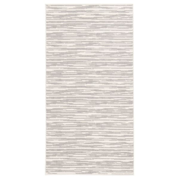 Ecarpet Yeta 3-ft x 5-ft Grey Rectangular Indoor Solid Area Rug