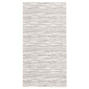 Ecarpet Yeta 3-ft x 5-ft Grey Rectangular Indoor Solid Area Rug