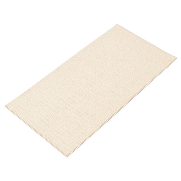 Ecarpet Yeta 3-ft x 5-ft Ivory Rectangular Indoor Solid Area Rug