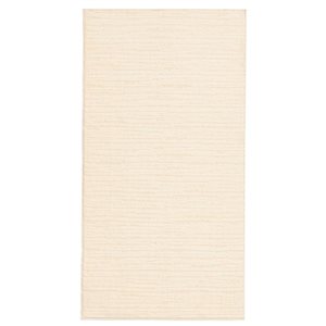 Ecarpet Yeta 3-ft x 5-ft Ivory Rectangular Indoor Solid Area Rug