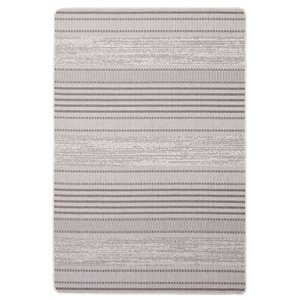 Tapis Cabana par ECARPET rectangulaire gris de 4,5 pi x 6 pi