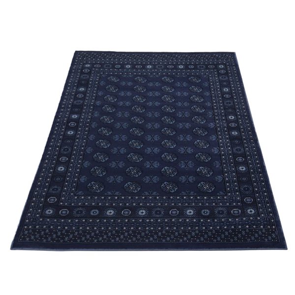 Tapis Bokhara par ECARPET rectangulaire bleu de 8 pi x 10 pi