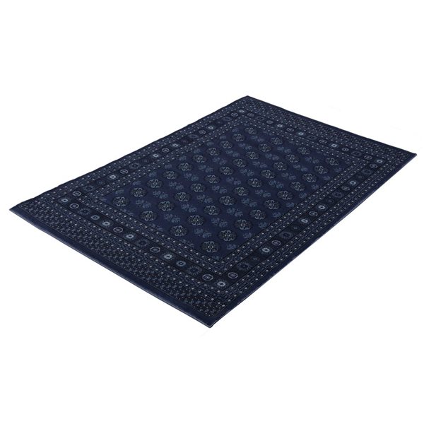 Tapis Bokhara par ECARPET rectangulaire bleu de 8 pi x 10 pi