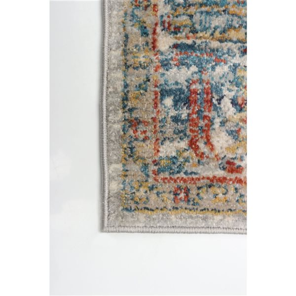 ECARPET Bolivia Yalameh 5ft x 8ft Ivory Rectangular Area rug 324477