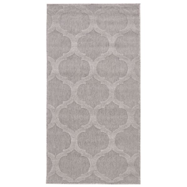 ECARPET Cambridge 3-ft x 5-ft Grey Rectangular Area rug