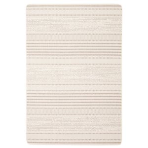 Tapis Cabana par ECARPET rectangulaire ivoire de 4,5 pi x 6 pi