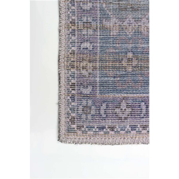 ECARPET Afshar 5-ft x 8-ft Grey Rectangular Area rug