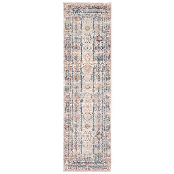 ECARPET Bolivia Yalameh 2-ft x 8-ft Multicolour Rectangular Runner