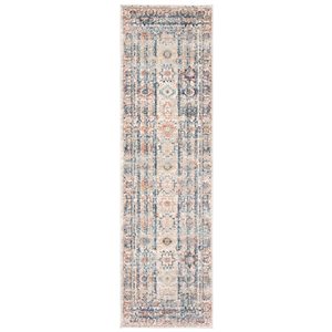 ECARPET Bolivia Yalameh 2-ft x 8-ft Multicolour Rectangular Runner