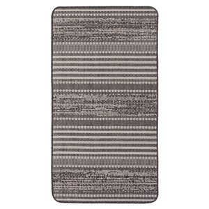 Tapis Cabana par ECARPET rectangulaire noir de 2 pi x 4 pi