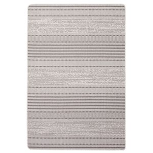 ECARPET Cabana 3.25-ft x 4.5-ft Grey Rectangular Area rug