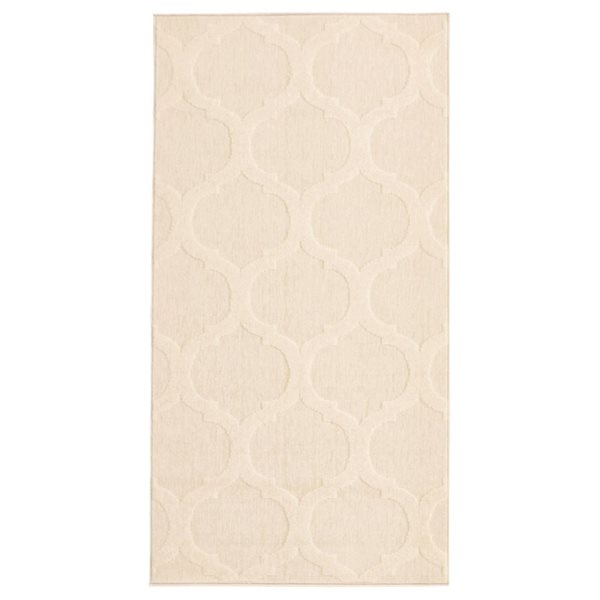 ECARPET Cambridge 3-ft x 5-ft Ivory Rectangular Area rug